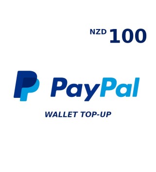PayPal Wallet NZD 100 Top Up Key GLOBAL